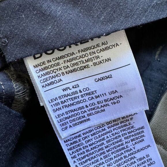 Dockers Men’s Signature Khaki Flex Comfort Classic Fit Flat Front Size 39x29.5 - Picture 11 of 11